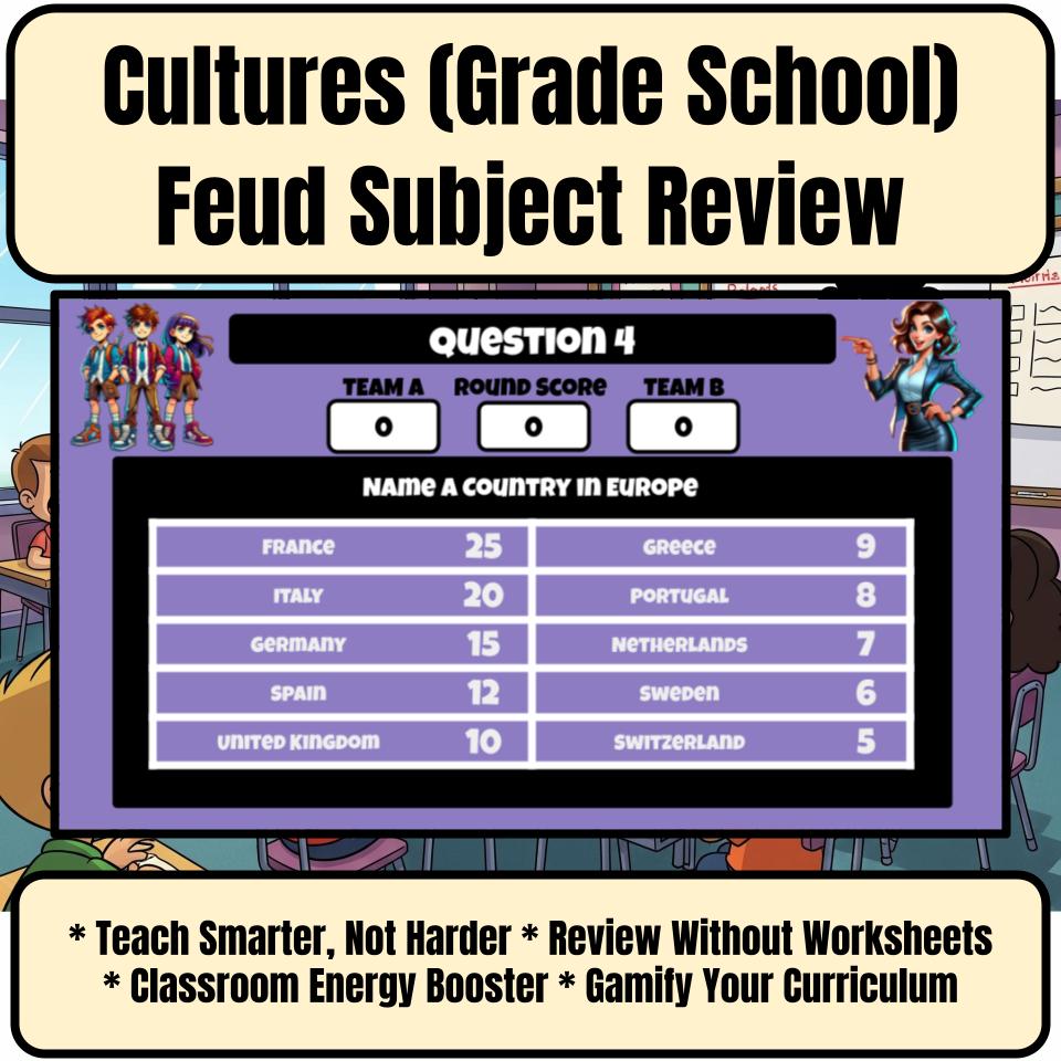 Cultures (Grade School) Review Feud CF0004