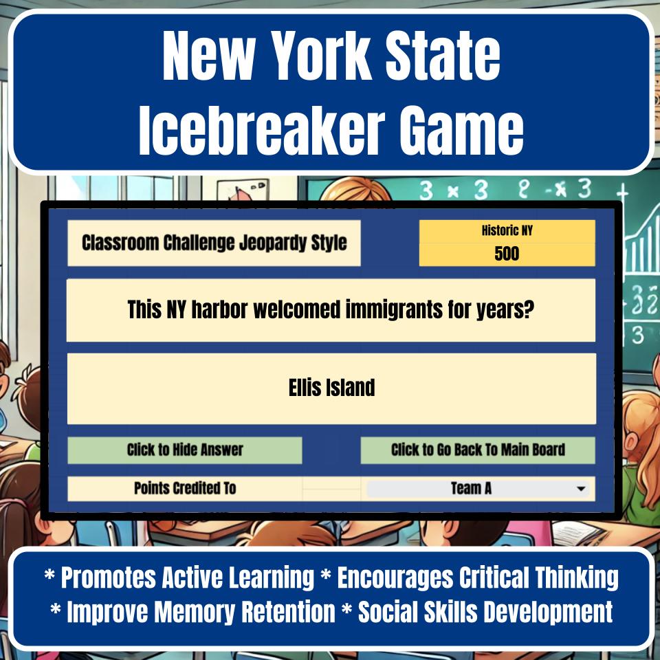 State of New York Jeopardy Game I0004