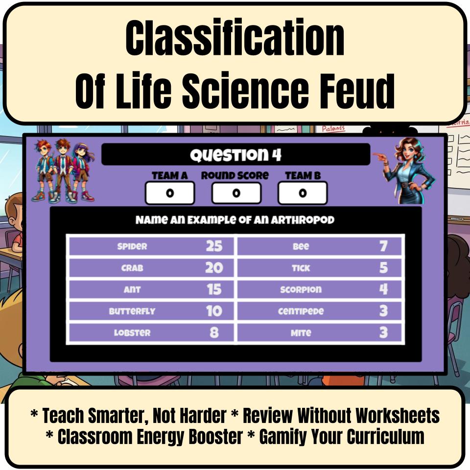 Classification Of Life Science Feud Review CF0004