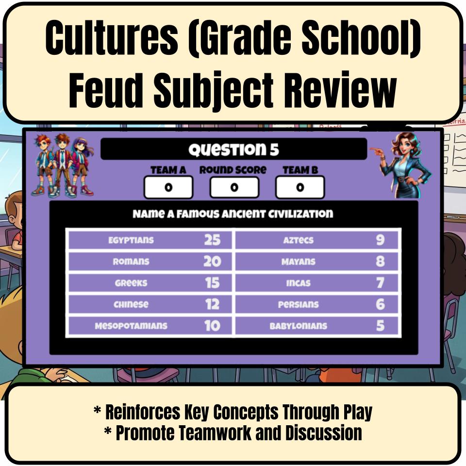 Cultures (Grade School) Review Feud CF0004