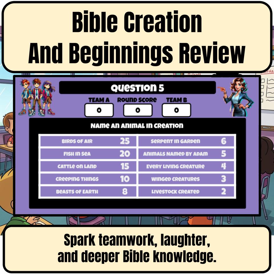 Bible Creation And Beginnings Feud Review BF0004