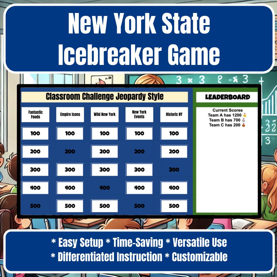 State of New York Jeopardy Game I0004