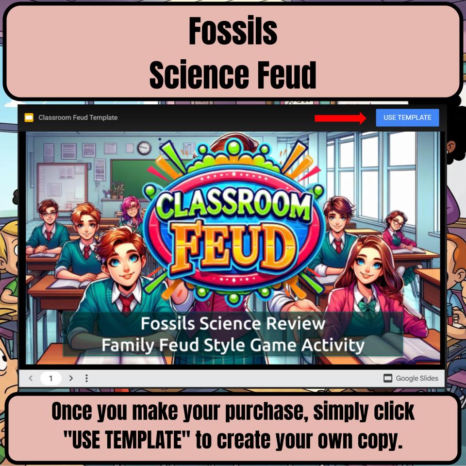 Fossils Science Review Family Feud Style Game Activity CF0040