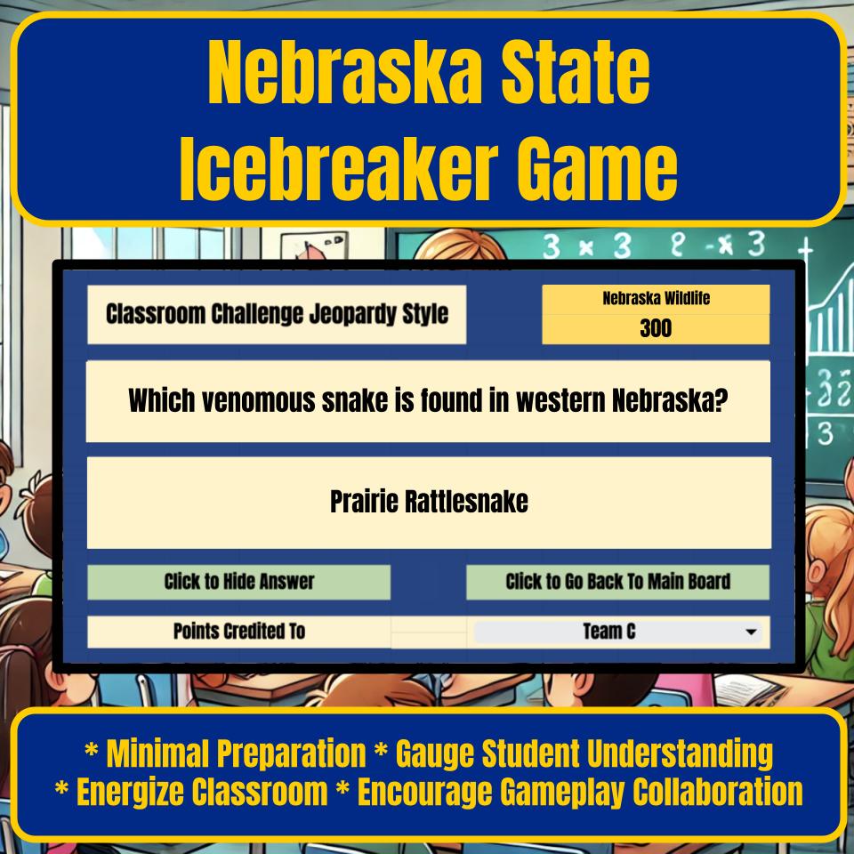 State of Nebraska Jeopardy Game I0040
