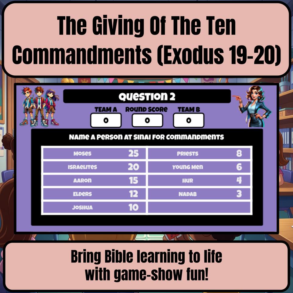 The Giving Of The Ten Commandments - Exodus 19-20 Feud Review BF0040