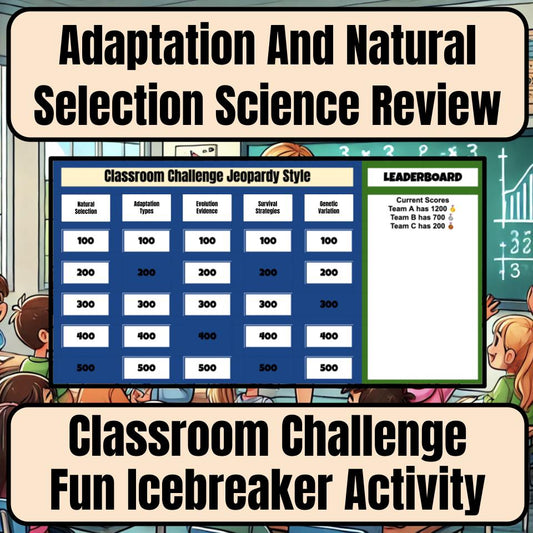 Adaptation And Natural Selection Jeopardy Science Review I0041