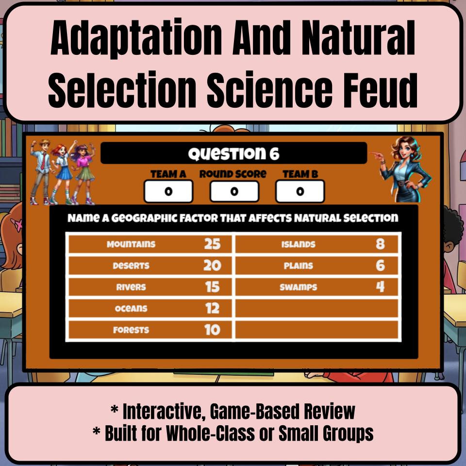 Adaptation And Natural Selection Science Feud Review CF0041
