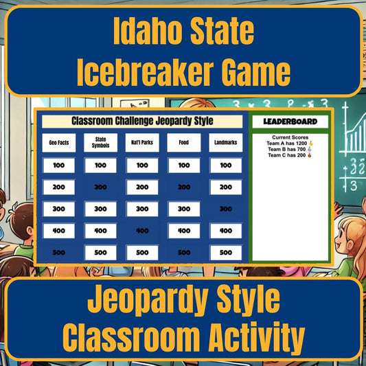 State of Idaho Jeopardy Game I0041