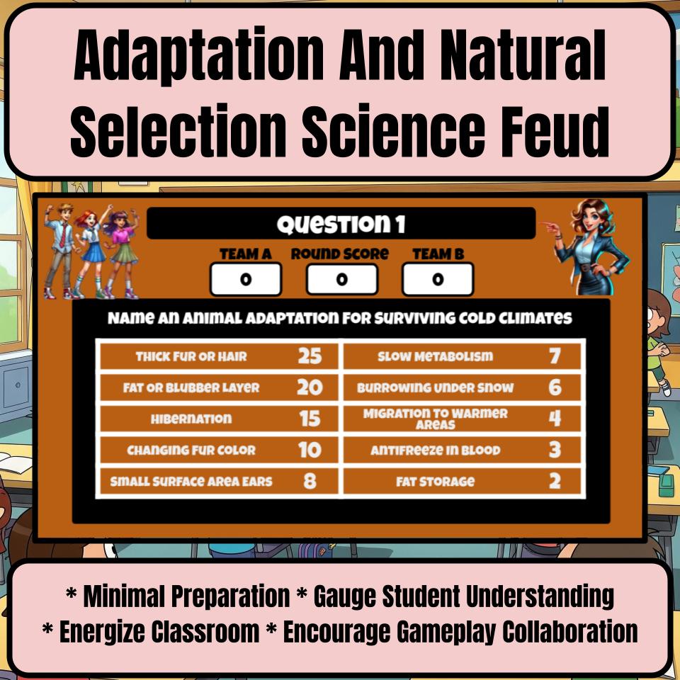 Adaptation And Natural Selection Science Feud Review CF0041