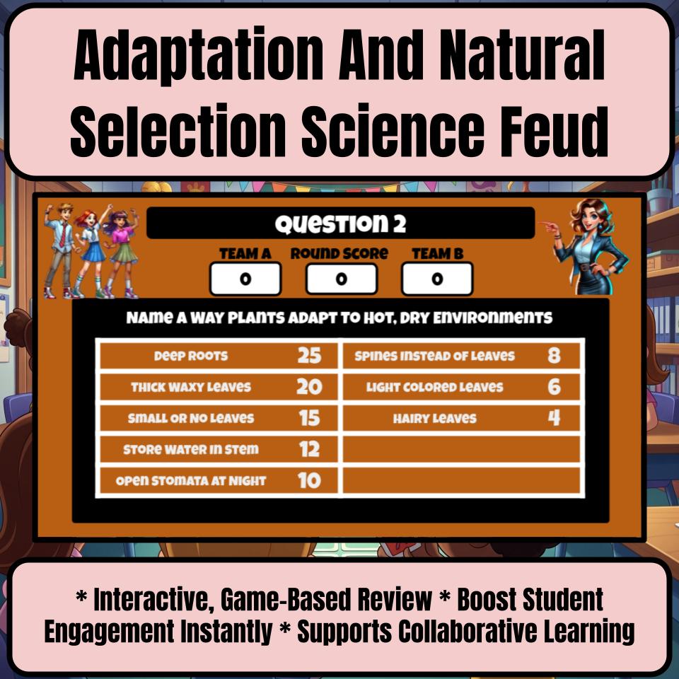 Adaptation And Natural Selection Science Feud Review CF0041