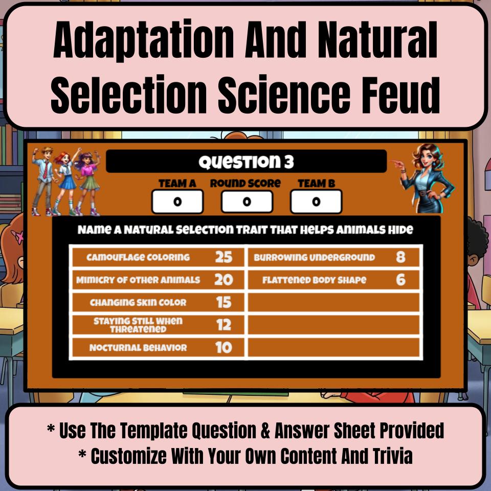 Adaptation And Natural Selection Science Feud Review CF0041