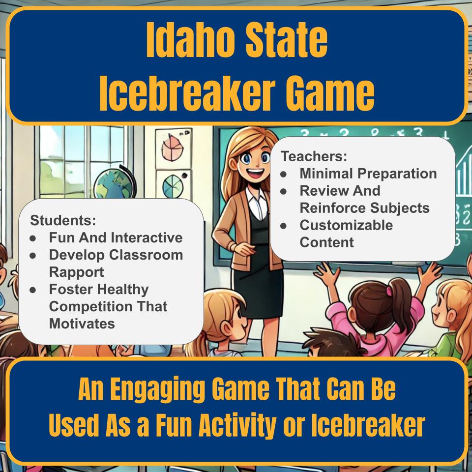 State of Idaho Jeopardy Game I0041