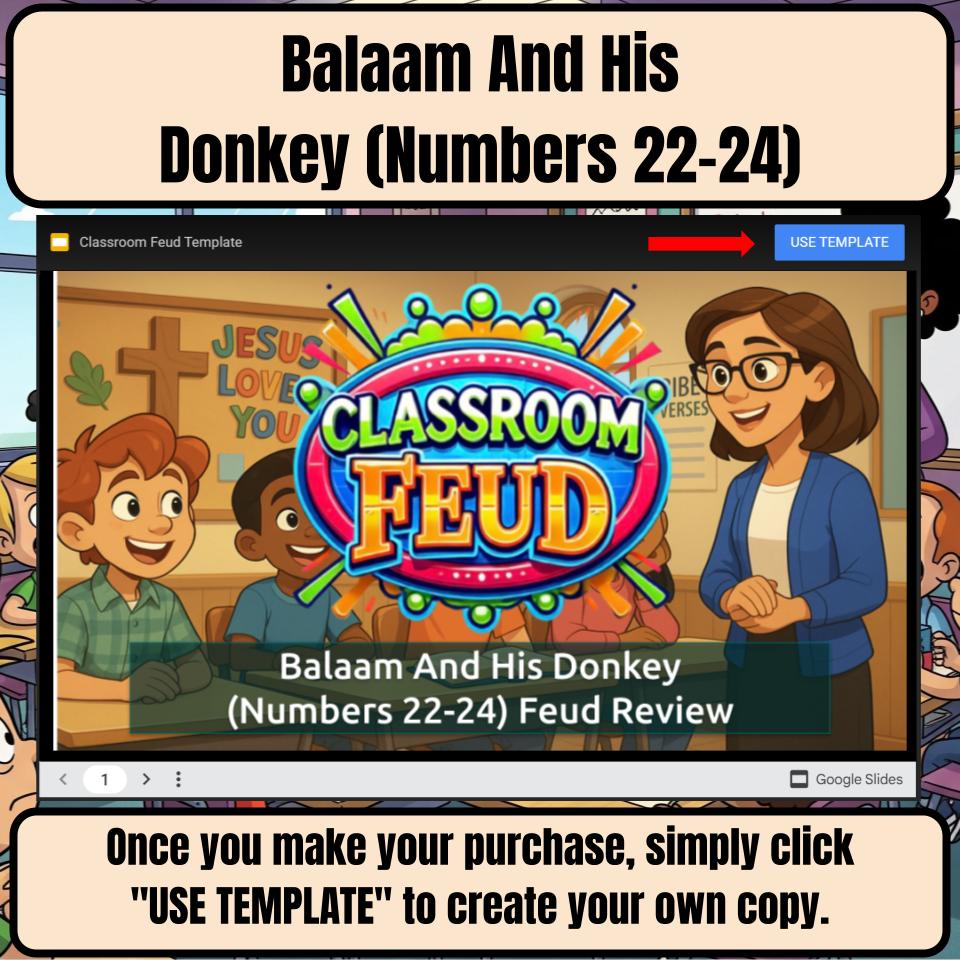 Balaam And His Donkey (Numbers 22-24) Feud Review BF0042