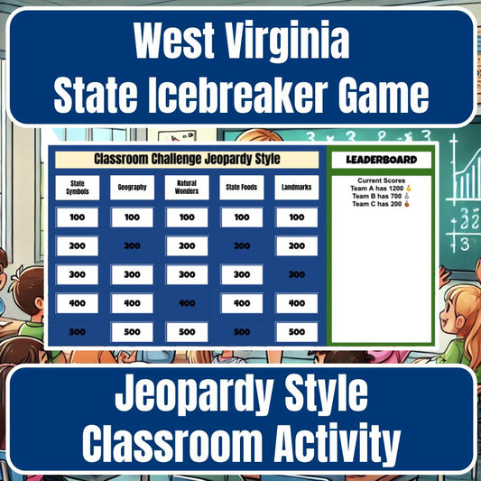 State of West Virginia Jeopardy Game I0042