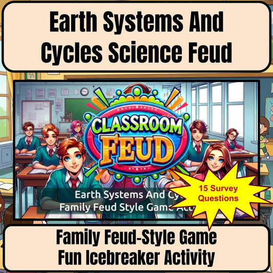 Earth Systems And Cycles Science Review Family Feud Style Game Activity CF0042