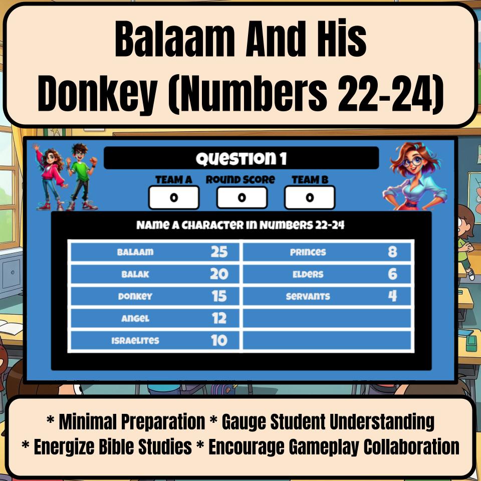 Balaam And His Donkey (Numbers 22-24) Feud Review BF0042