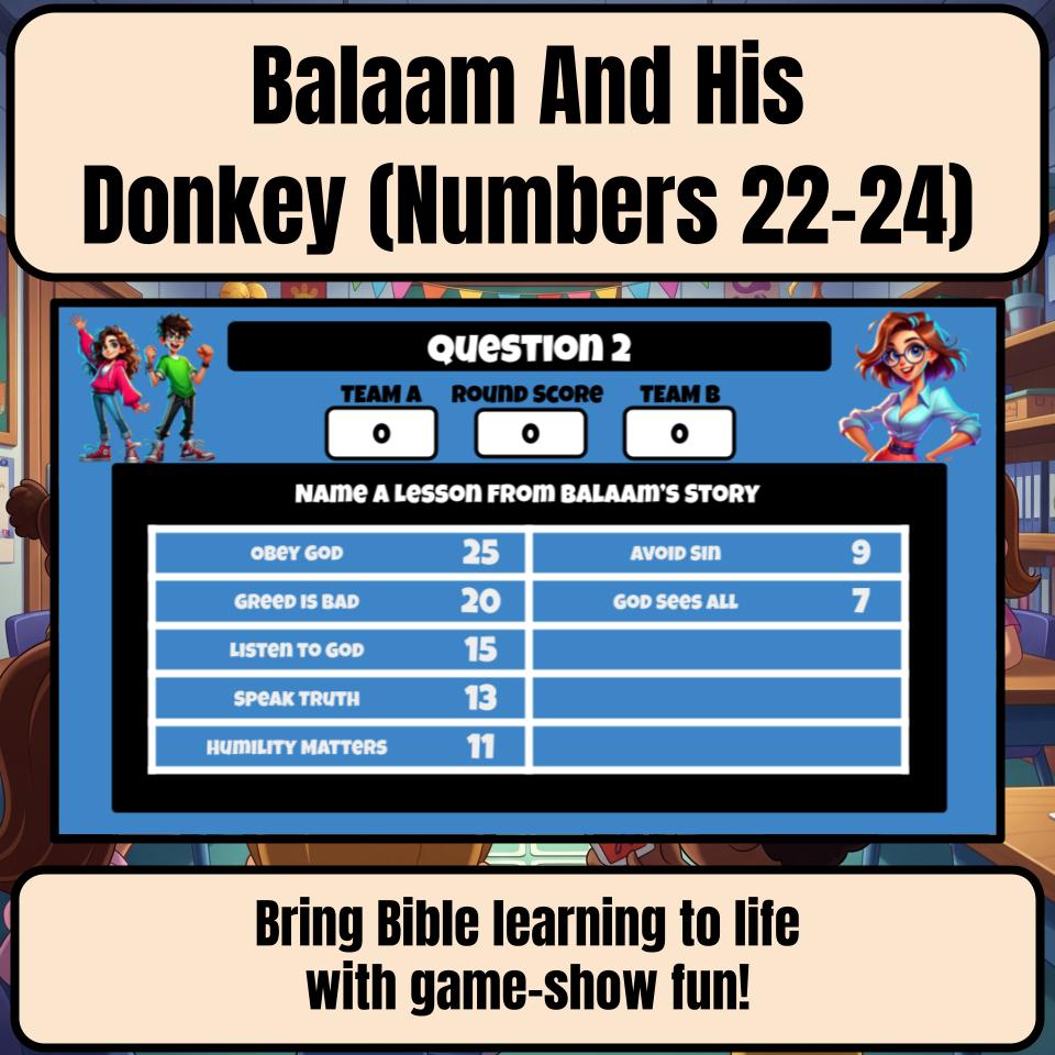 Balaam And His Donkey (Numbers 22-24) Feud Review BF0042
