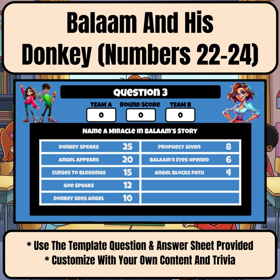 Balaam And His Donkey (Numbers 22-24) Feud Review BF0042