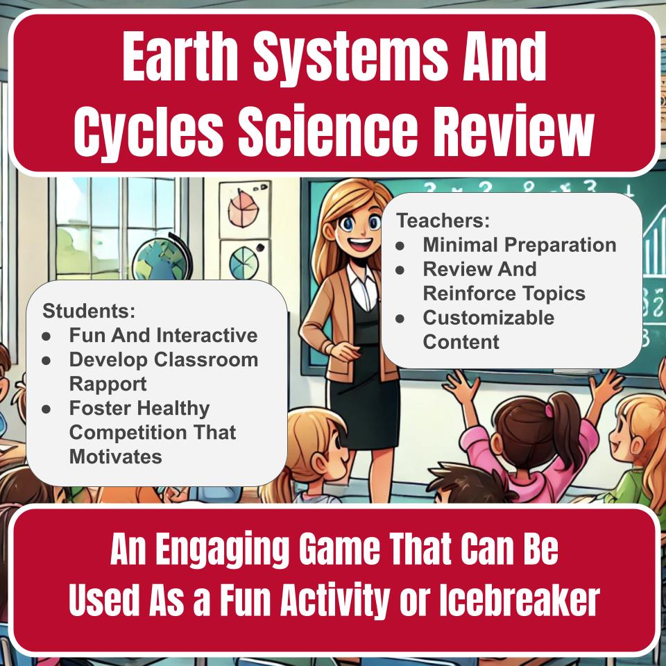 Earth Systems And Cycles Jeopardy Science Review I0042