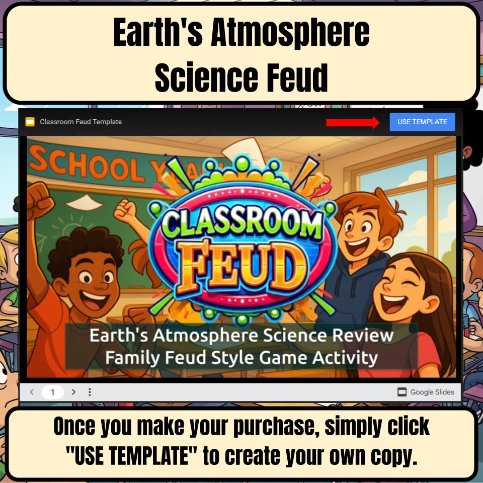 Earth'S Atmosphere Science Review Family Feud Style Game Activity CF0043