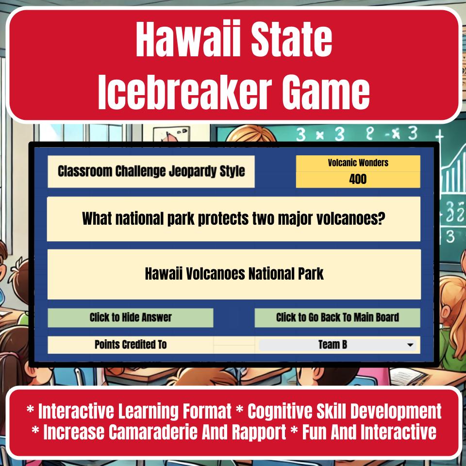 State of Hawaii Jeopardy Game I0043