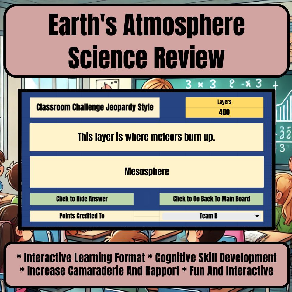 Earth'S Atmosphere Jeopardy Science Review I0043