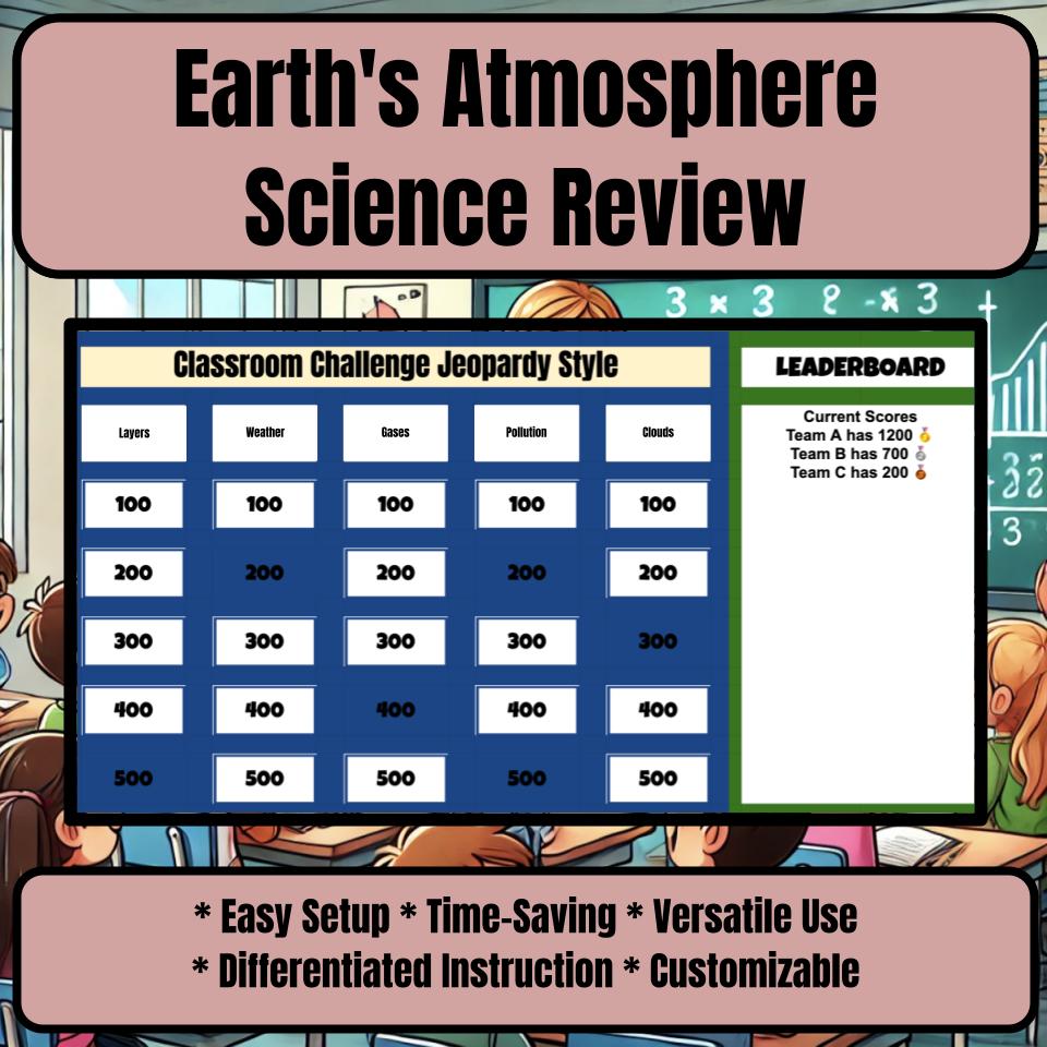Earth'S Atmosphere Jeopardy Science Review I0043