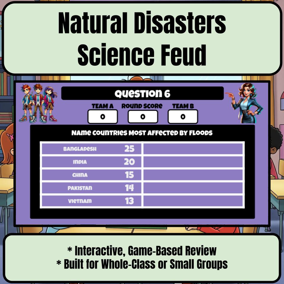 Natural Disasters Science Feud Review CF0044