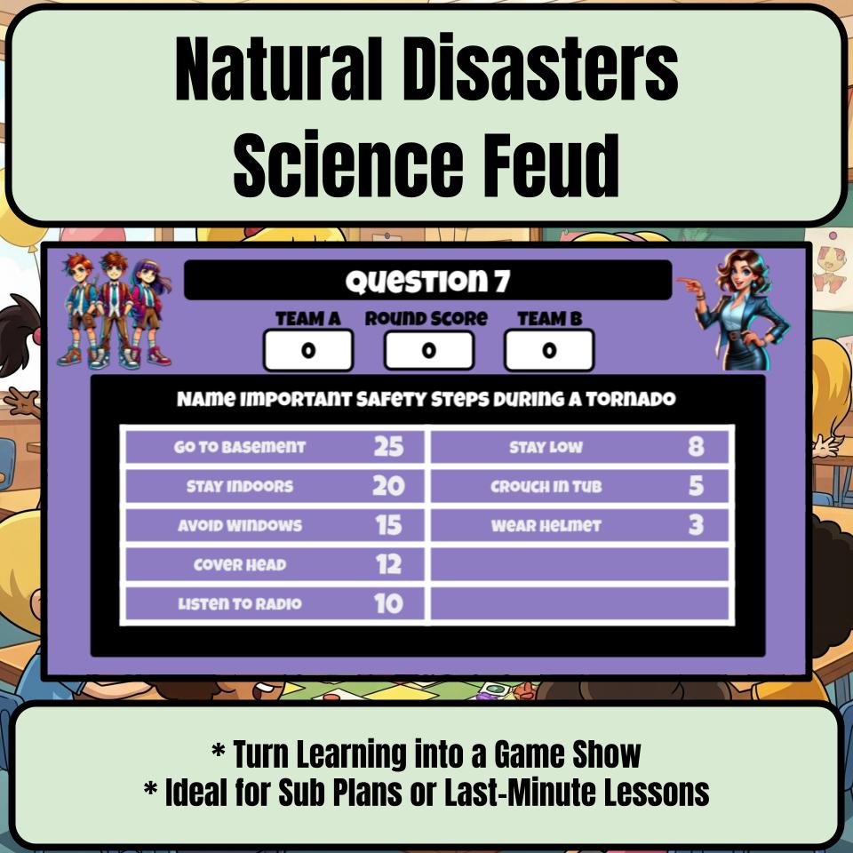 Natural Disasters Science Feud Review CF0044