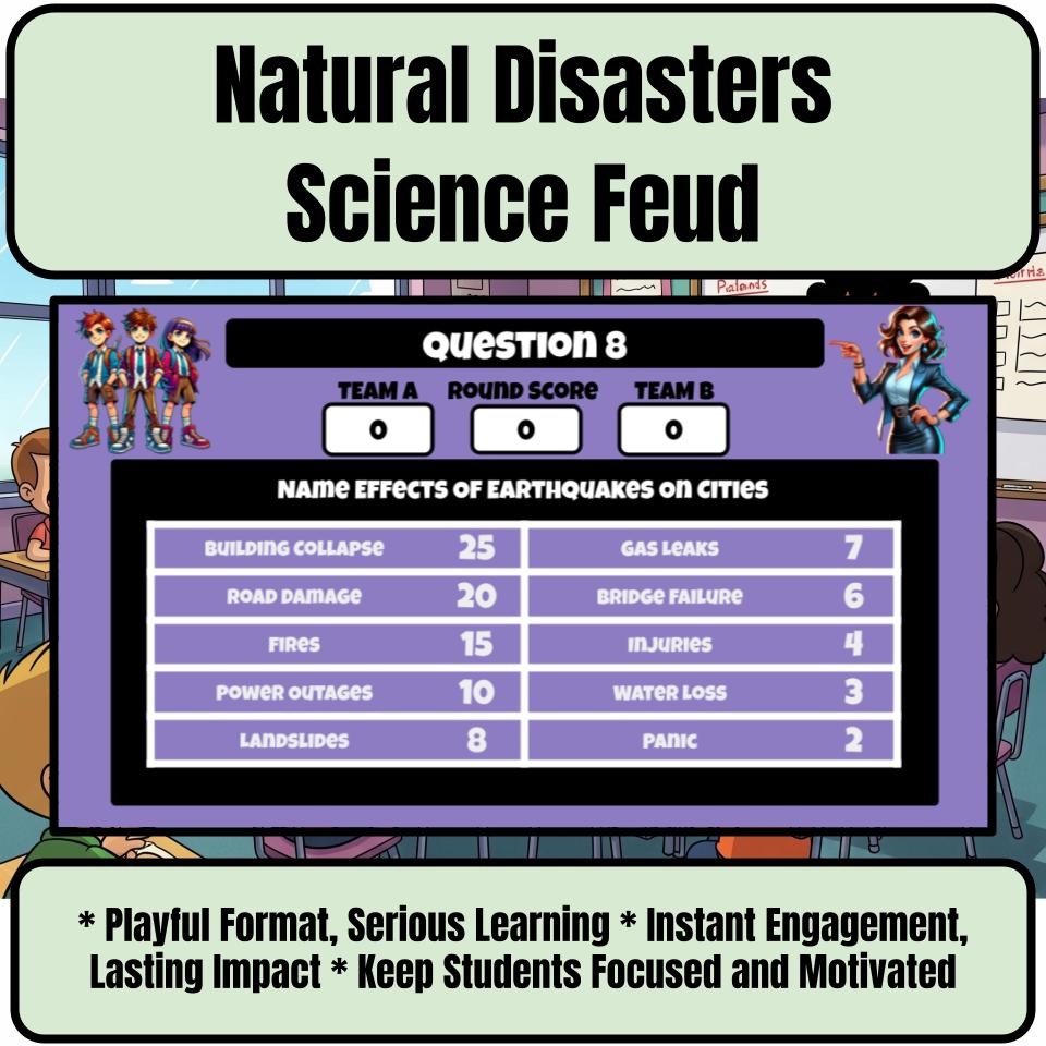 Natural Disasters Science Feud Review CF0044