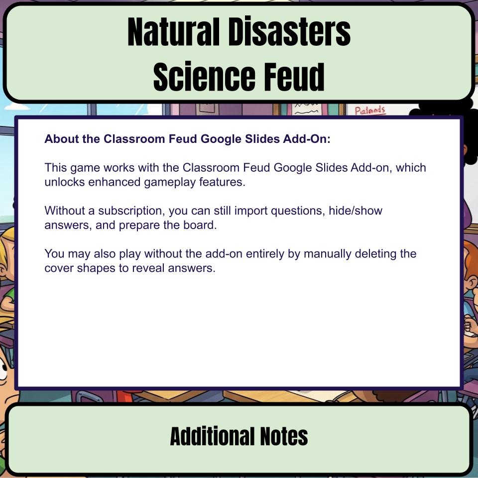 Natural Disasters Science Feud Review CF0044
