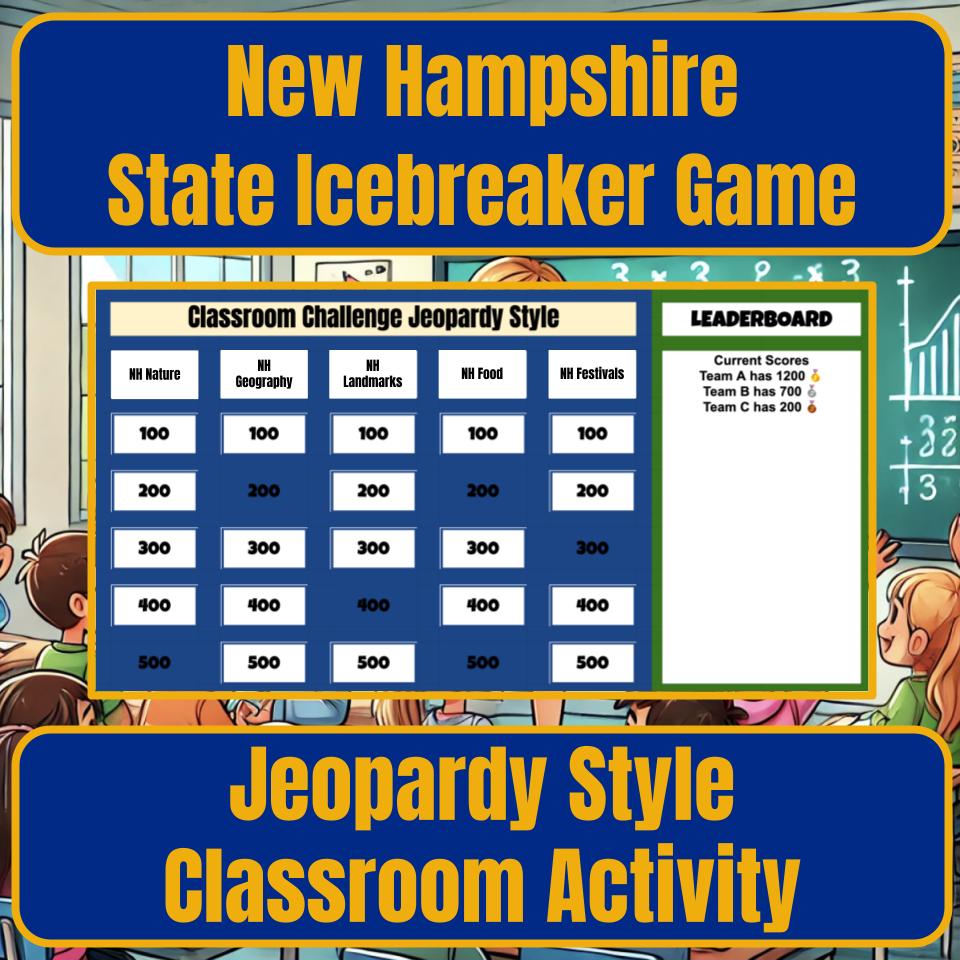 State of New Hampshire Jeopardy Game I0044