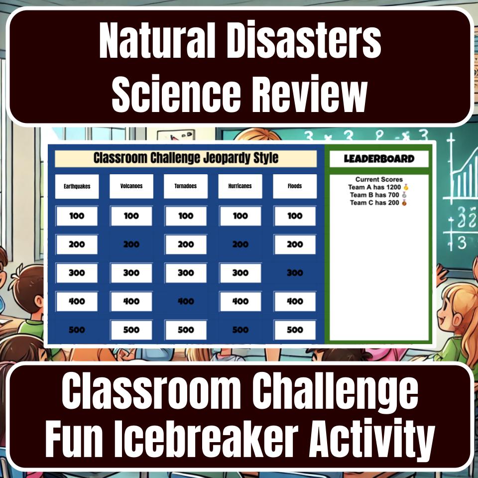 Natural Disasters Jeopardy Science Review I0044