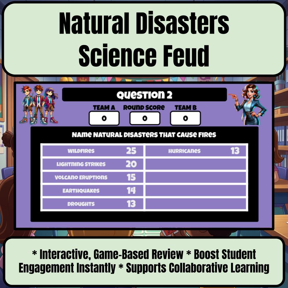 Natural Disasters Science Feud Review CF0044