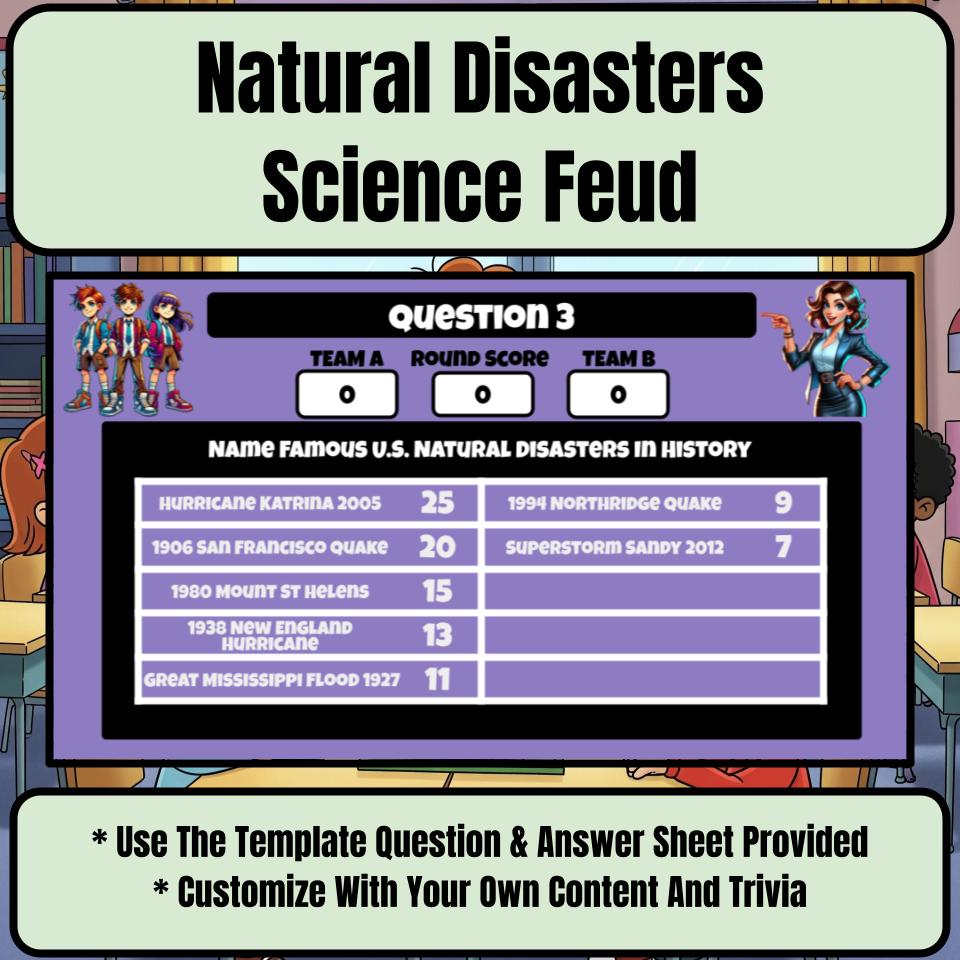 Natural Disasters Science Feud Review CF0044
