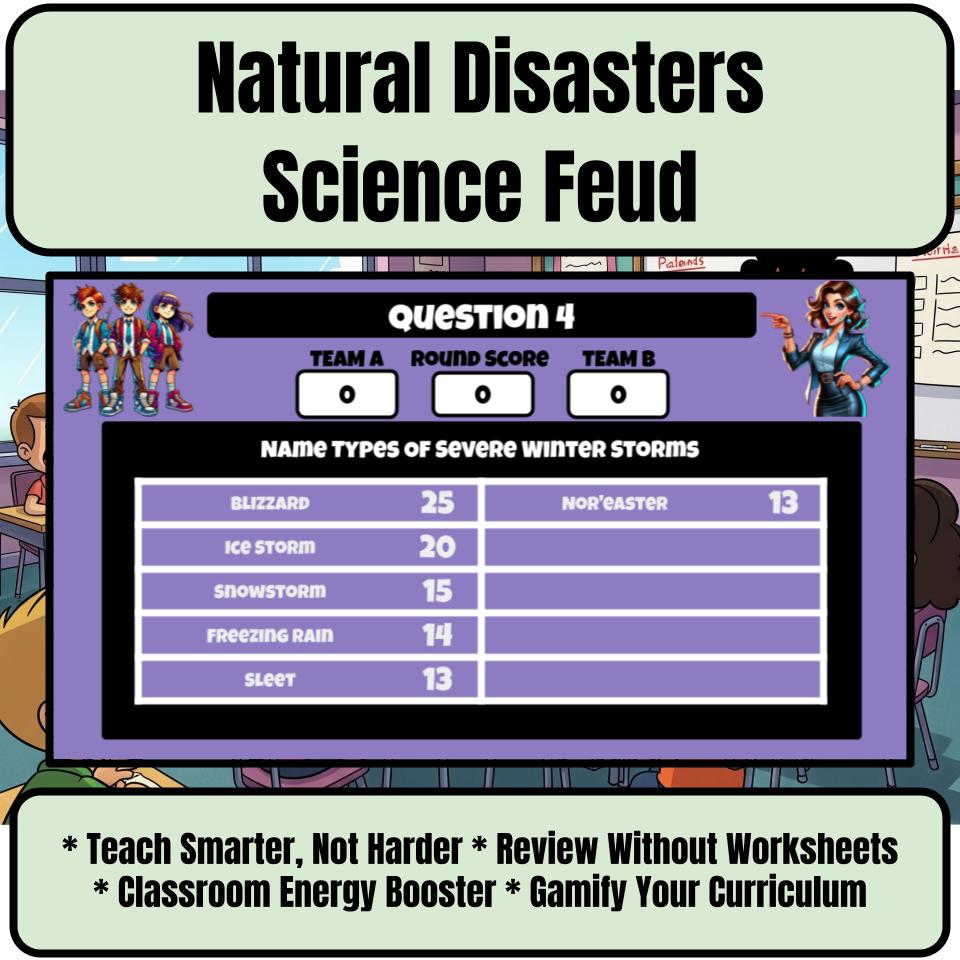 Natural Disasters Science Feud Review CF0044