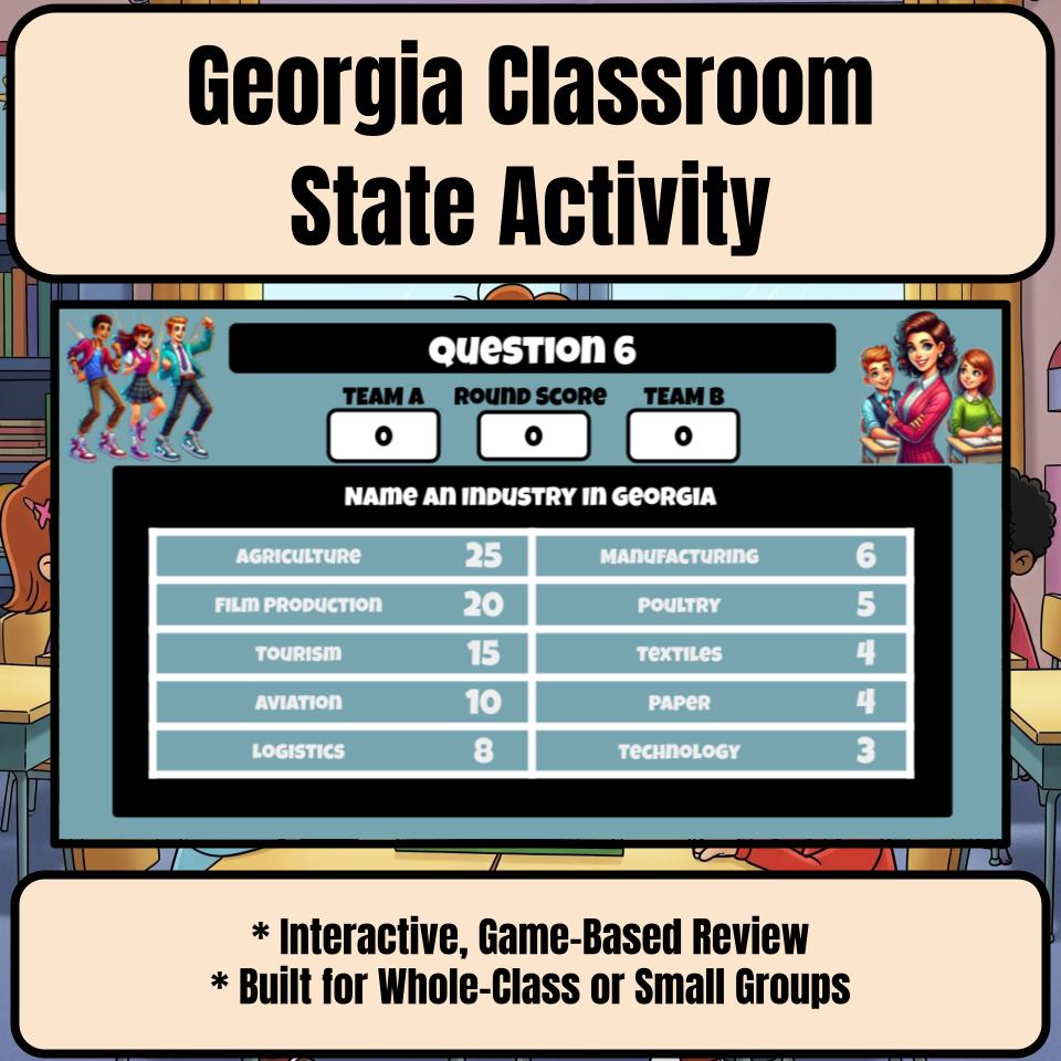 Georgia Social Studies Family Feud Review Game CF0441