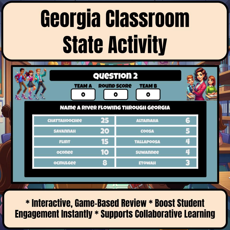 Georgia Social Studies Family Feud Review Game CF0441
