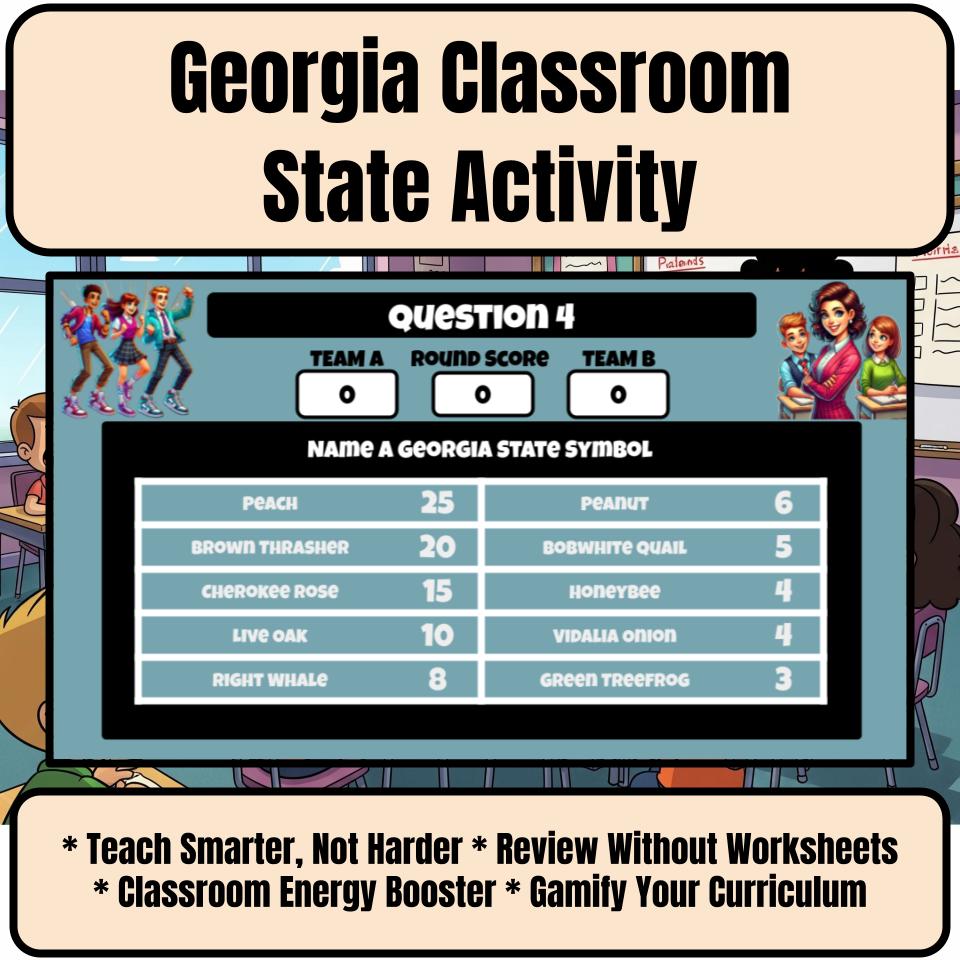 Georgia Social Studies Family Feud Review Game CF0441