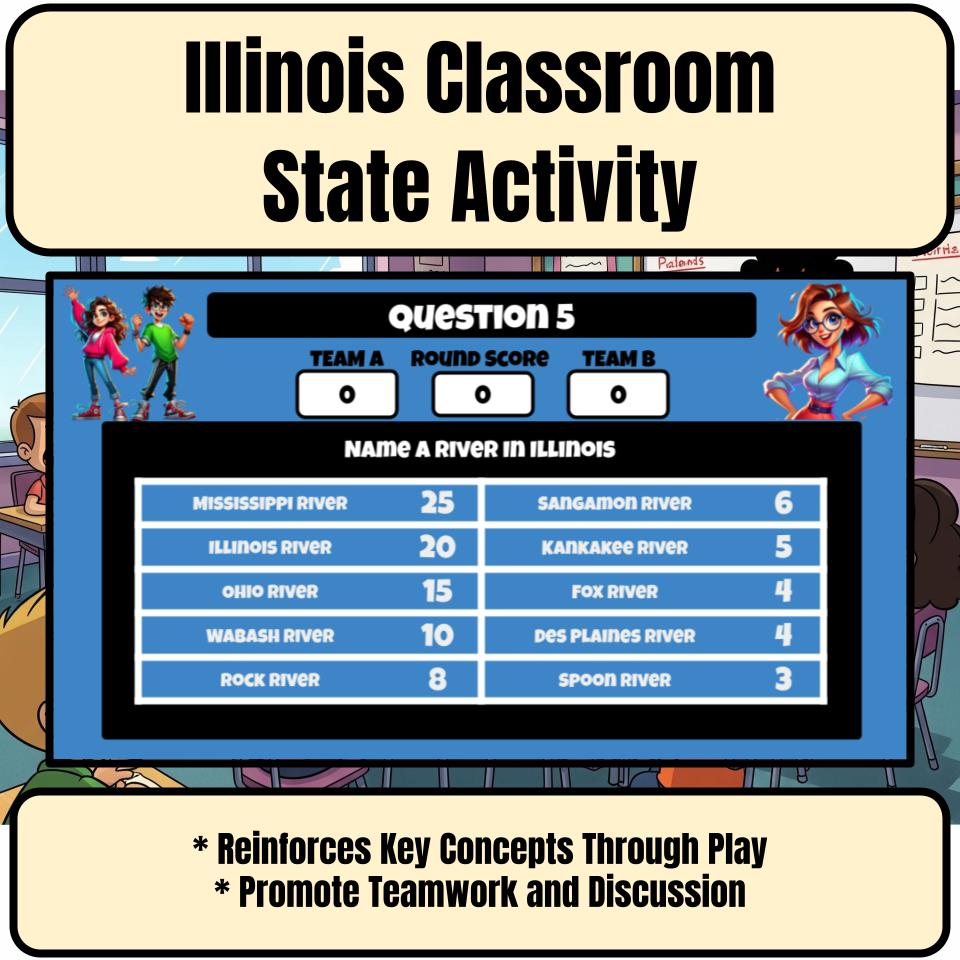Illinois Social Studies Family Feud Review Game CF0442