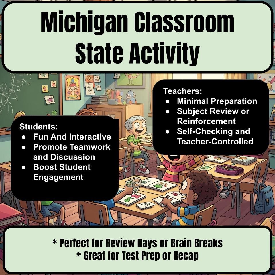 Michigan Social Studies Family Feud Review Game CF0443