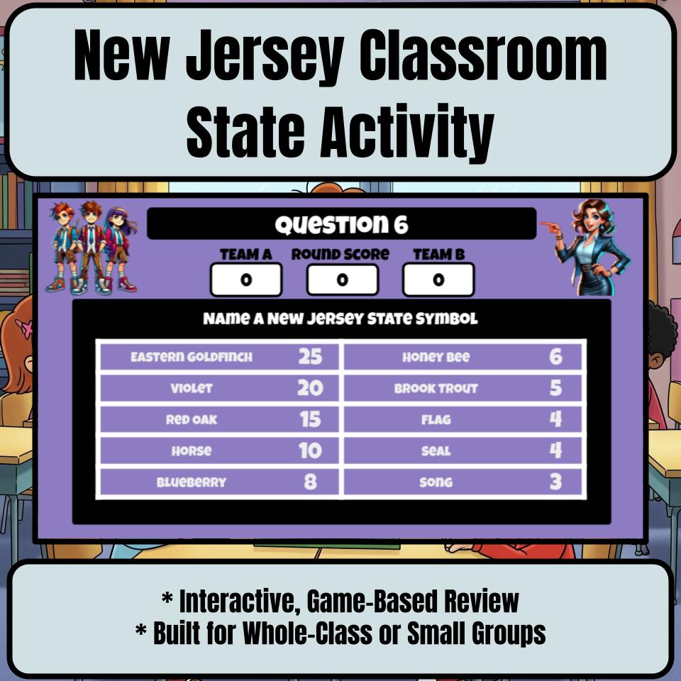 New Jersey Social Studies Family Feud Review Game CF0444
