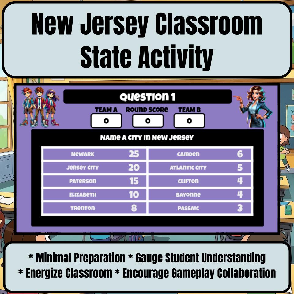 New Jersey Social Studies Family Feud Review Game CF0444