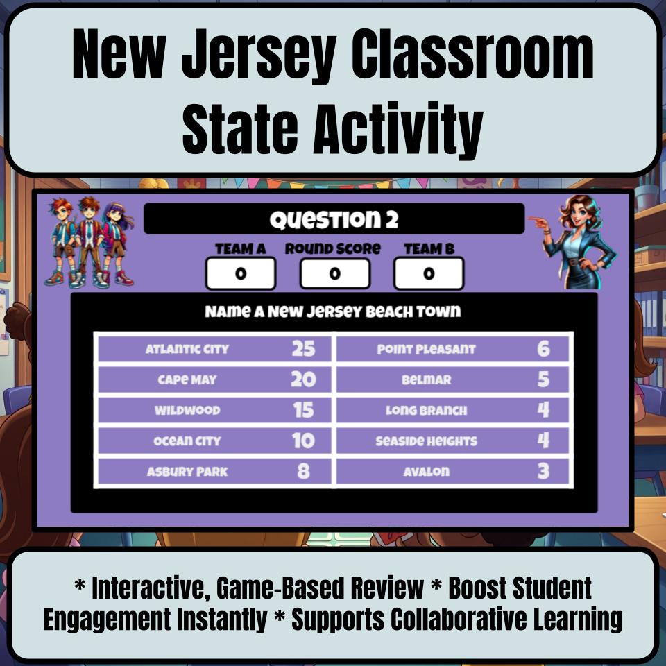 New Jersey Social Studies Family Feud Review Game CF0444