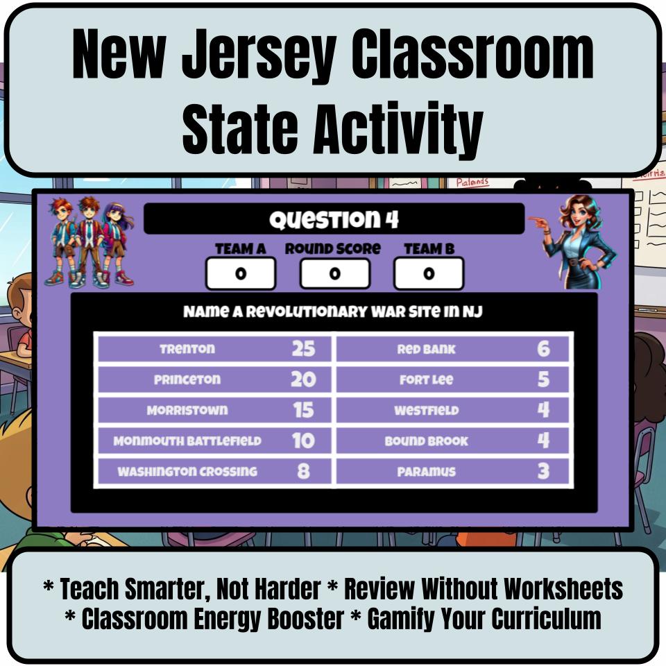 New Jersey Social Studies Family Feud Review Game CF0444