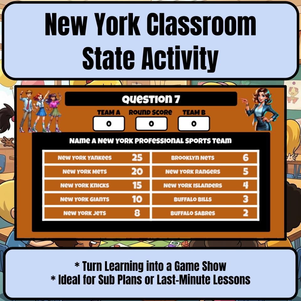 New York Social Studies Family Feud Review Game CF0445