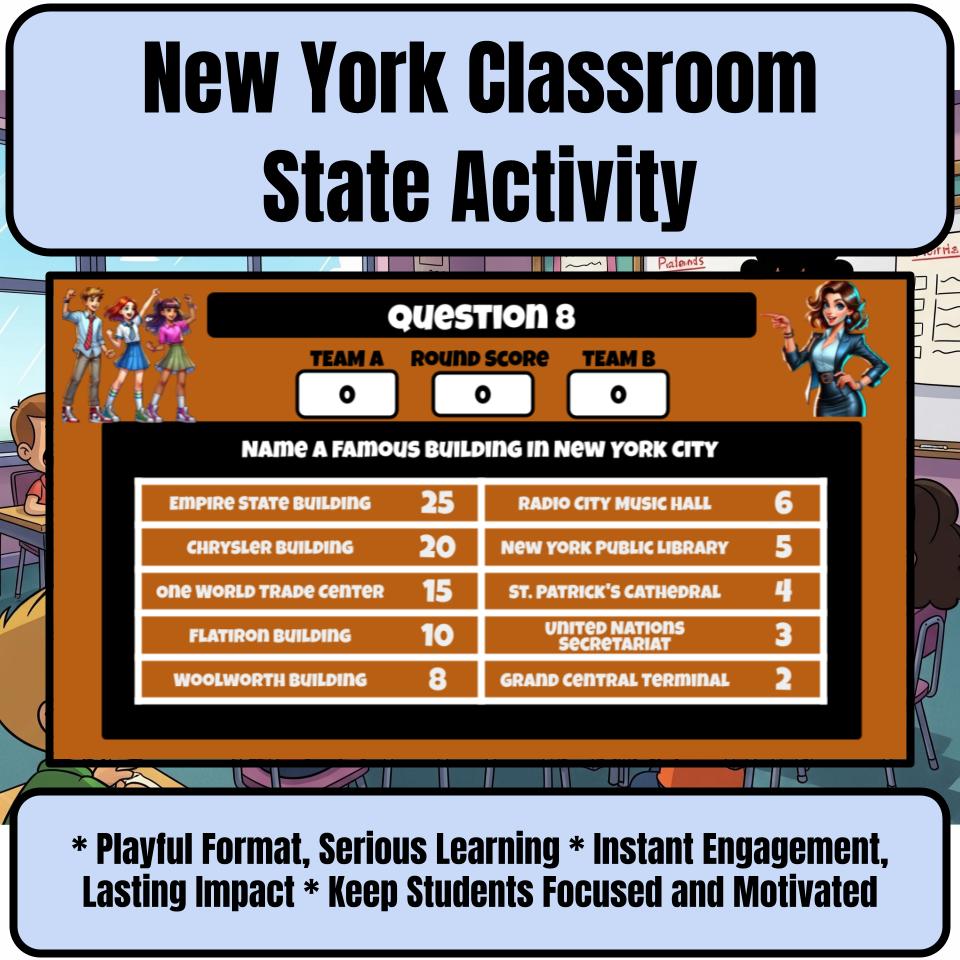 New York Social Studies Family Feud Review Game CF0445