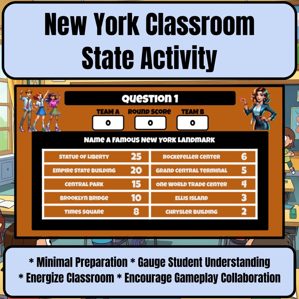 New York Social Studies Family Feud Review Game CF0445