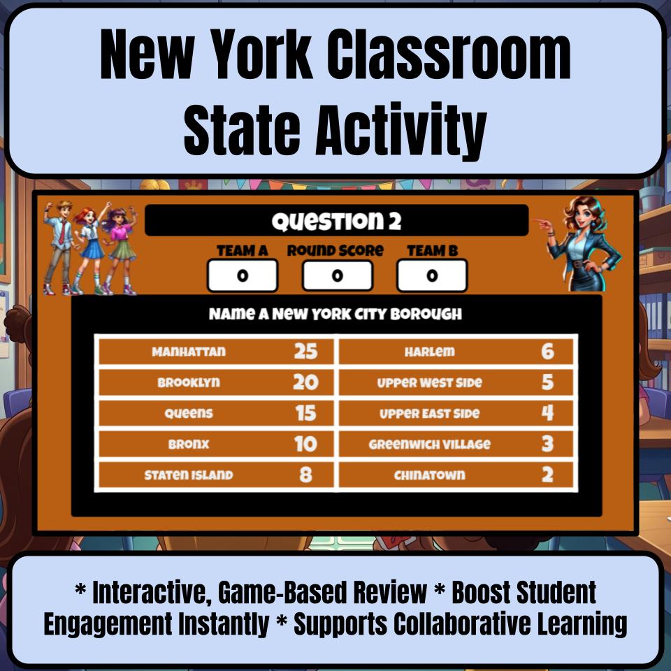 New York Social Studies Family Feud Review Game CF0445