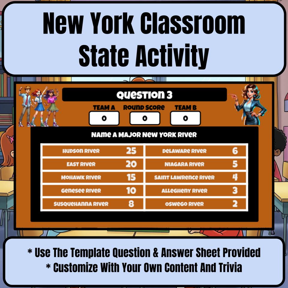 New York Social Studies Family Feud Review Game CF0445